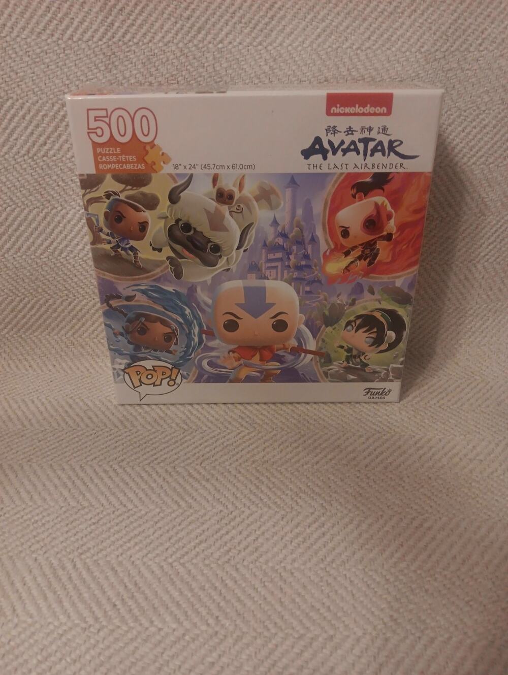Funko Puzzle Avatar The Last Airbender Aang Zuko Toph Katara Sokka 500 Pieces